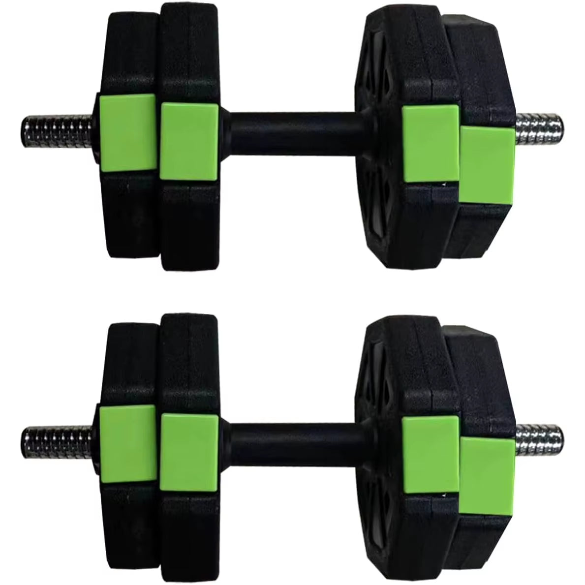 Adjustable Dumbbell Set,2 in 1 Adjustable Dumbbell Set with Iron Handle