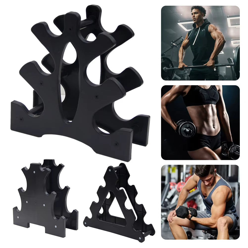 Weight Storage Organizer 3 Tier Dumbbell Rack Stand Only Small Weight Rack for Dumbbells for Home Gym Workout